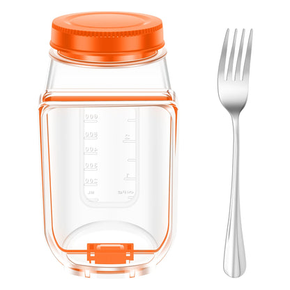 Side-Opening Salad Jar
