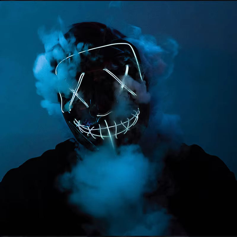 Wireless Neon LED Horror Mask