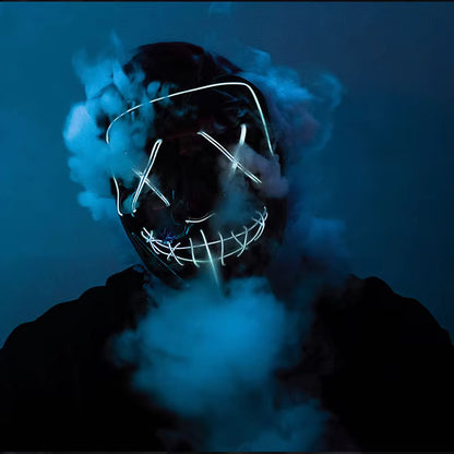 Wireless Neon LED Horror Mask