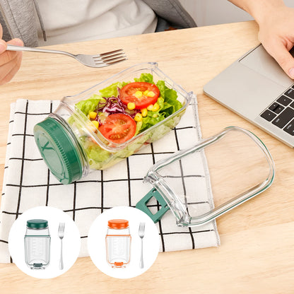 Side-Opening Salad Jar