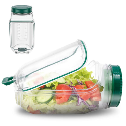 Side-Opening Salad Jar