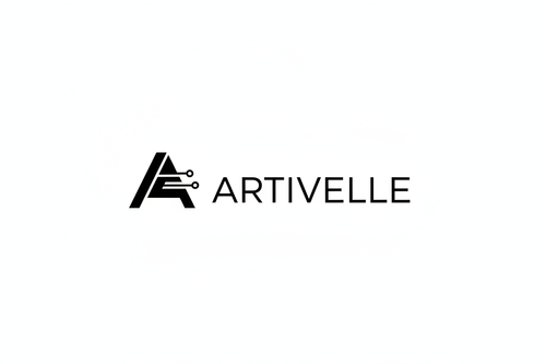 Artivelle Logo - Minimalist Black & White